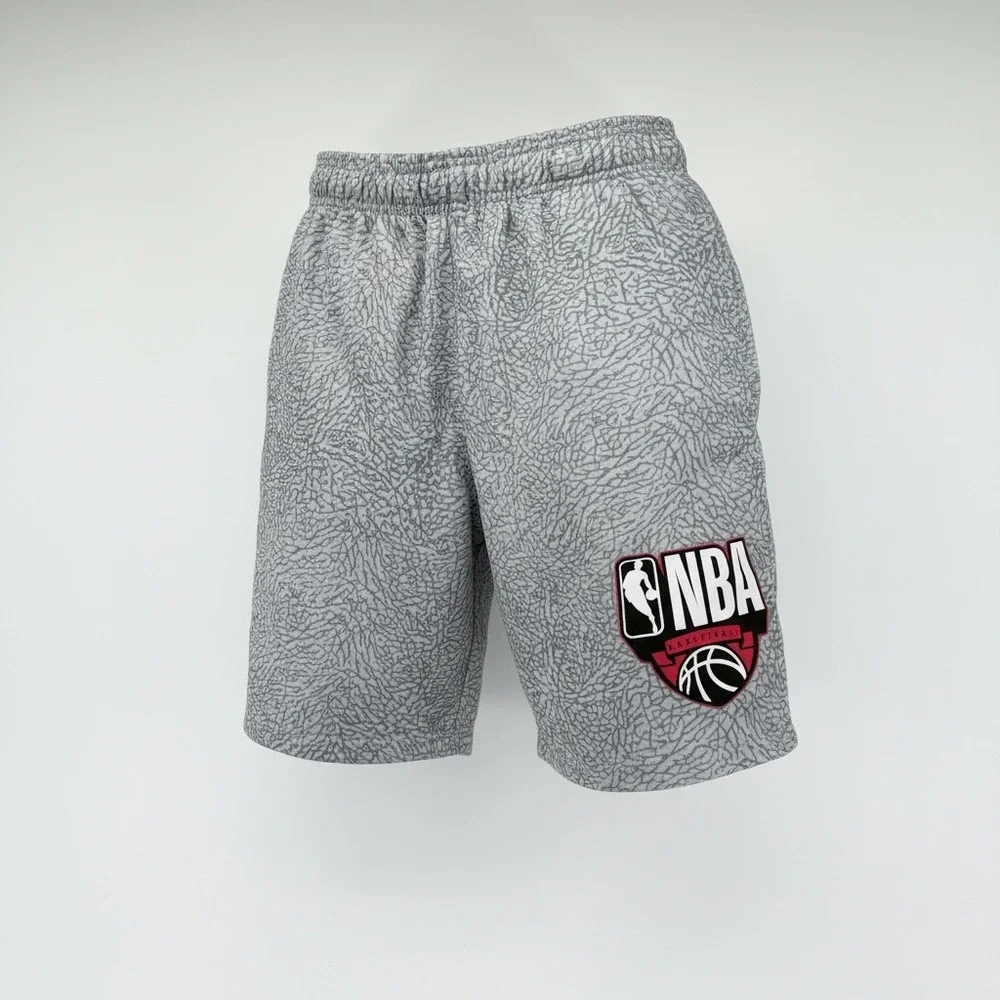 NBA Basketball Power Drive Shorts Mens Size Medium Gray Athleisure Athletic Gym - Picture 9 of 16